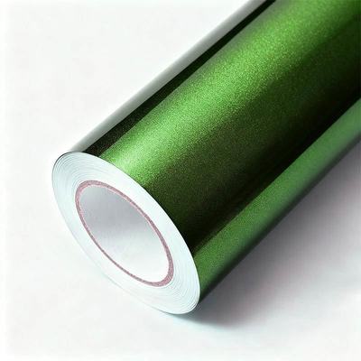 Quality  1.52mx17.5m Metallic Car Wrap Scratch Resistant Metallic Green Vinyl Wrap ODM HYM1057 factory