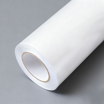 Flexible Gloss Vinyl Car Wrap OEM / ODM Glossy White Vinyl Wrap HYC1111