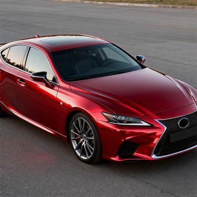 Waterproof Gloss Vinyl Car Wrap Rouge Red Vinyl Film For Cars HYC1077