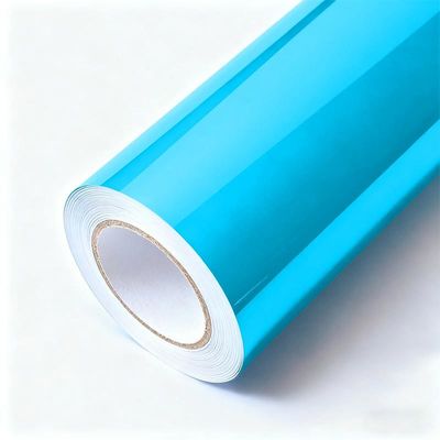 Durable Gloss Ice Blue Vinyl Wrap Waterproof High Gloss Vinyl Wrap For Cars