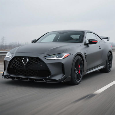 Anti Stain Matte Grey Vinyl Wrap Durable Gray Car Wraps HYH1099