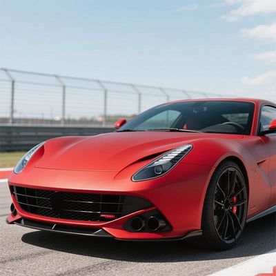 Customized Matte Red Vinyl Wrap UV Protection PVC Car Wrap Abrasion Resistant HYH1068