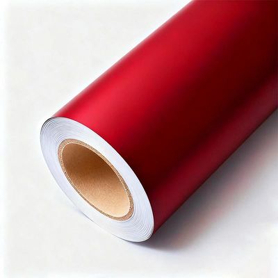 Flexible Vinyl Matte Car Wrap Rouge Red Matte Vehicle Wrap Waterproof HYH1149