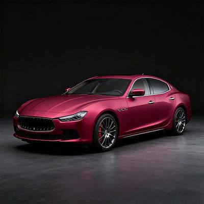 Flexible Vinyl Matte Car Wrap Rouge Red Matte Vehicle Wrap Waterproof HYH1149