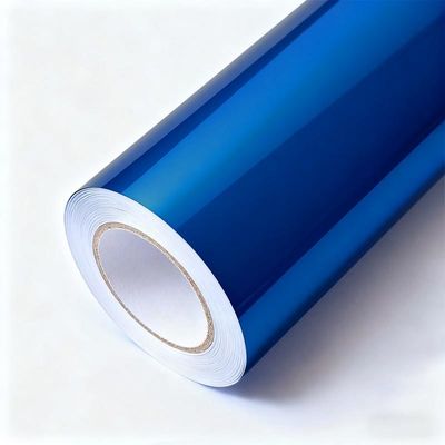 Customized Metallic Car Wrap Tear Resistant Deep Blue Car Wrap  HYM1045