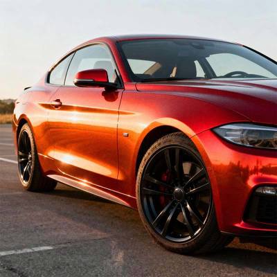 Waterproof Metallic Car Wrap Customized Metallic Orange Vinyl Wrap 1.52mx17.5m HYM1070