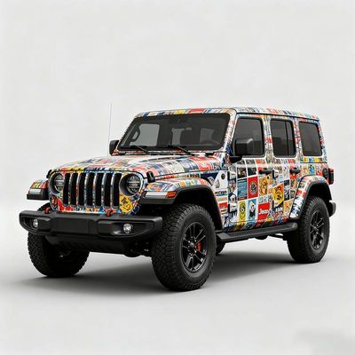 White Printable Vinyl Wrap Weather Resistant Printable Car Wrap Vinyl Customized