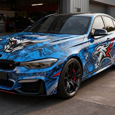 Weatherproofing Printable Vinyl Wrap White Vehicle Vinyl Wraps Customized