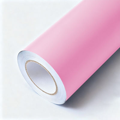 Waterproof Matte Light Pink Car Wrap UV Resistant Car Wrap Vinyl Roll Customized HYM1032