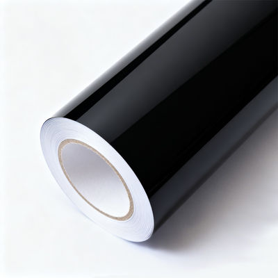 Customized Satin Black Vinyl Wrap Waterproof Black Car Wrap Roll Anti Scratch HYM1110