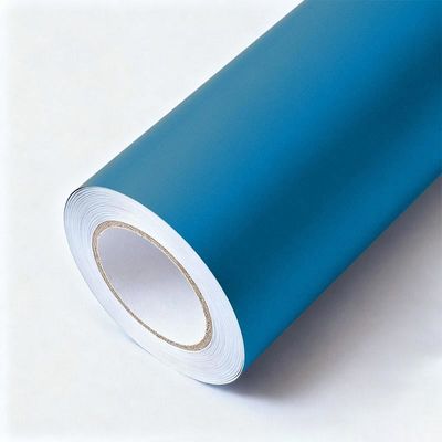 Customized Pearlescent Vinyl Wrap Anti Scratch Deep Blue Vinyl Wrap OEM / ODM HYM1100