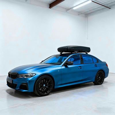 Customized Pearlescent Vinyl Wrap Anti Scratch Deep Blue Vinyl Wrap OEM / ODM HYM1100