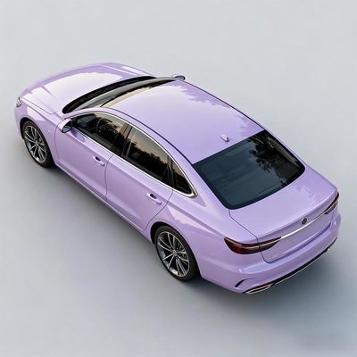 Purple Calendered Vinyl Wrap OEM / ODM Calendered Pvc Film HYH1203