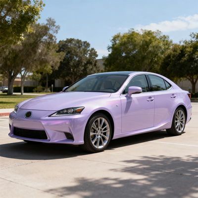 Purple Calendered Vinyl Wrap OEM / ODM Calendered Pvc Film HYH1203