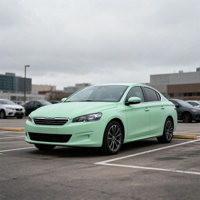 Avocado Green Cast Vinyl Wrap Anti Scratch Car Wrap Rolls Waterproof HYH1121