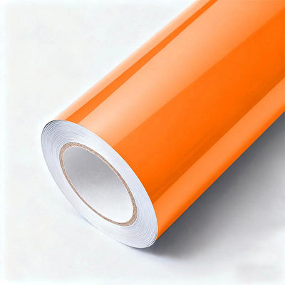 Customized Cast Vinyl Car Wrap Waterproof Orange Vinyl Film 1.52mx17.5m HYH1185