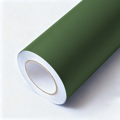 Waterproof Cast Vinyl Roll Titanium Green Polymeric Vinyl Wrap Anti Scratch HYH1171