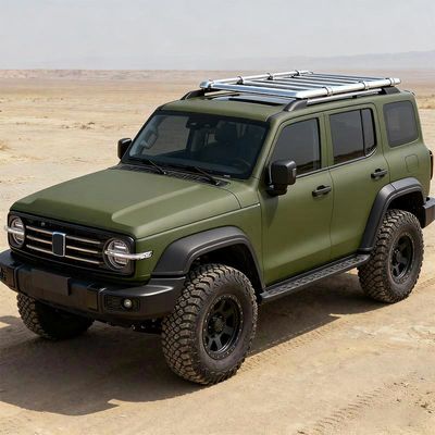 Waterproof Cast Vinyl Roll Titanium Green Polymeric Vinyl Wrap Anti Scratch HYH1171