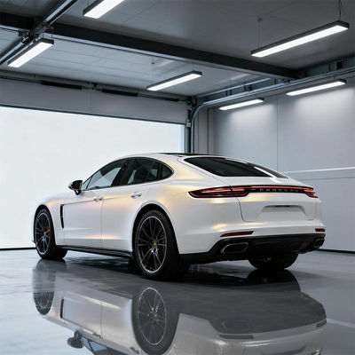 OEM / ODM Color Shift Vinyl Car Wrap Anti Scratch Iridescent White Vinyl Wrap HYC1065