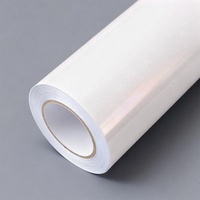Waterproof Satin White Vinyl Wrap Customized Iridescent White Car Wrap Anti Scratch HYC1062