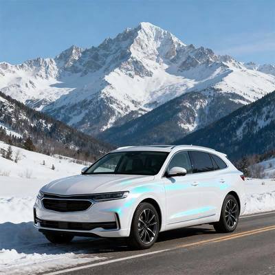 OEM / ODM Color Shift White Wrap Scratch Resistant White Blue Car Wrap HYC1063