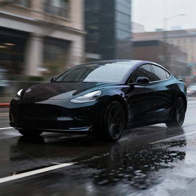 Scratch Resistant Black Rainbow Vinyl Wrap OEM / ODM Rainbow Vortex Wrap HYC1007