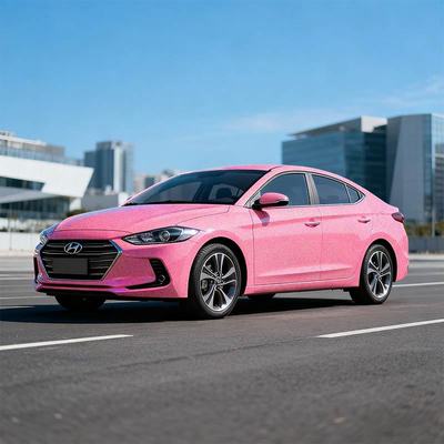 Reflective Chrome Rainbow Vinyl Wrap Pink Car Rainbow Wrap Customized HYC1010