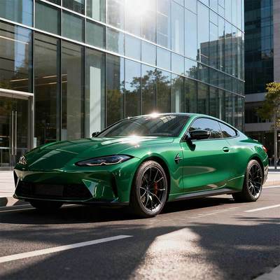 Anti Scratch Chameleon Car Wrap OEM / ODM Diamond Green Wrap HYC1046