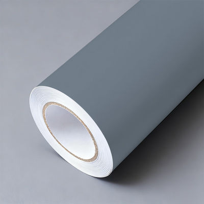 PVC Matte Vinyl Car Wrap OEM / ODM Cement Grey Vinyl Wrap HYH1098
