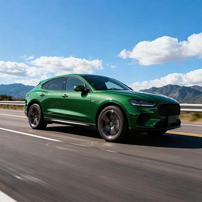 UV Resistant Gloss Vinyl Car Wrap Customized Gloss Green Vinyl Wrap Waterproof HYH1120