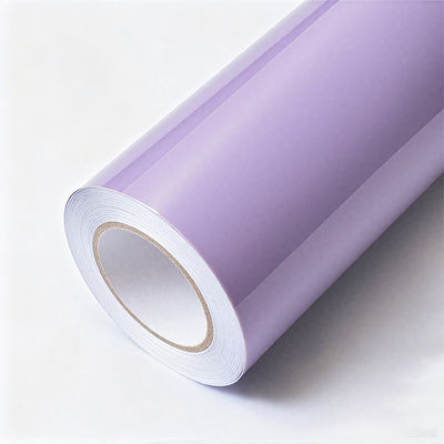 Durable Color Vinyl Wrap Anti Scratch Gloss Purple Car Wrap Waterproof HYC1109