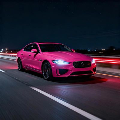 Waterproof Color Vinyl Wrap Gloss Rose Car Wrap Customized HYC1079