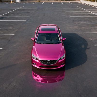 Waterproof Color Vinyl Wrap Gloss Rose Car Wrap Customized HYC1079