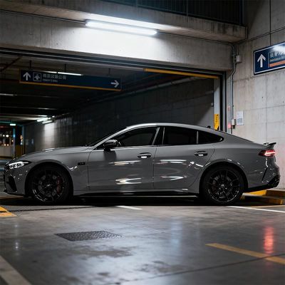 Mercury Silver Liquid Metal Wrap OEM / ODM Vinyl Wrap For Cars HYH1111