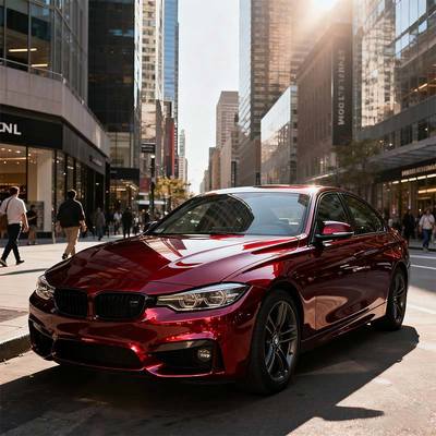 Mercury Red Color Vinyl Wrap PVC Gloss Vinyl Car Wrap OEM / ODM HYH1157