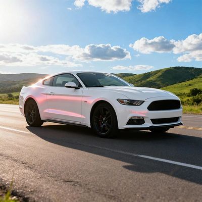 Waterproof White Satin Car Wrap OEM / ODM Iridescent Vinyl Wrap HYC1067