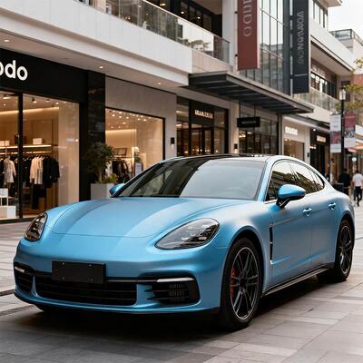 Flip Mist Blue Matte Vinyl Car Wrap HYH1034