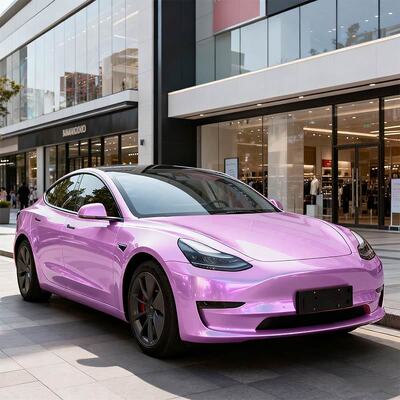 Mercury Crystal Pink Color Car Wrap with ODM/OEM Service HYH1178