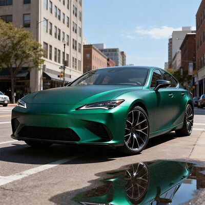 Premium Pearl Metal Emerald Pearlescent Vinyl Wrap for Vehicle Customization HYM1088