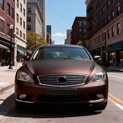Matt Coffee Car Film Wraps Scratch Resistant Wear Resistant And Long Lasting Paint Protection HYH1153