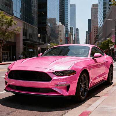 Pearl Pink Gloss Pearlescent Vinyl Wrap For Car Wrapping HYH1021