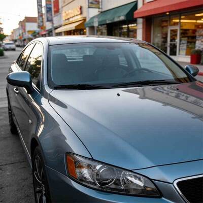 Byron Bay Blue Color Vinyl Wrap Self Adhesive Automotive Wrap Film OEM/ODM HYH1204